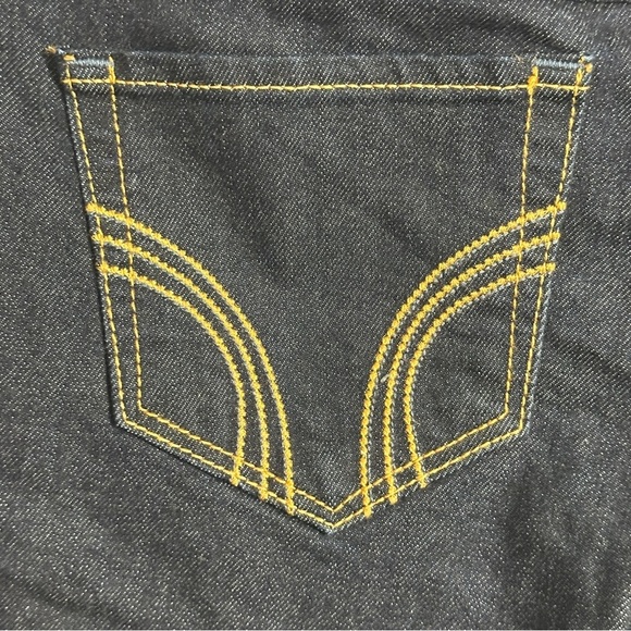 NWT Hollister midi short size 5, w27", 4" inseam, dark wash, denim - Picture 7 of 13